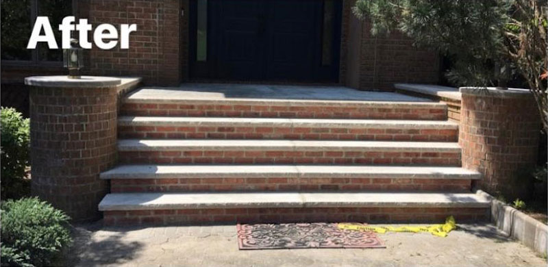 brick steps